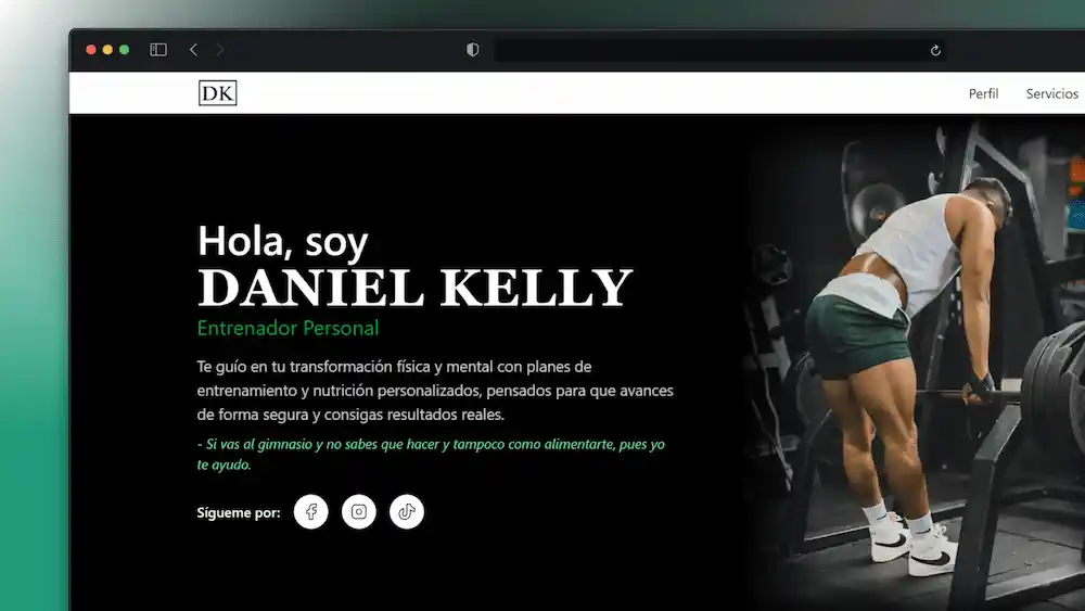 Landing Page | Daniel Kelly Fit
